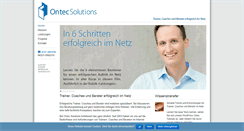 Desktop Screenshot of ontecsolutions.de